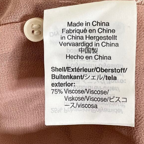 J Crew Womens Crushed Velvet Tank Top Size 24 Blush Pink Sleeveless Flowy - Picture 5 of 6